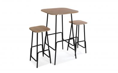Σετ τραπέζι  + 2 καρέκλες Miler Σετ τραπέζι  + 2 καρέκλες