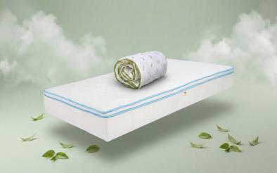 Σετ στρώμα 160/200 + πάπλωμα 200/220 Leo Pocket memory + Green Tea Σετ στρώμα 160/200 + πάπλωμα 200/220