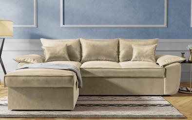 Γωνιακός καναπές - κρεβάτι Elzas Γωνιακός καναπές - κρεβάτι