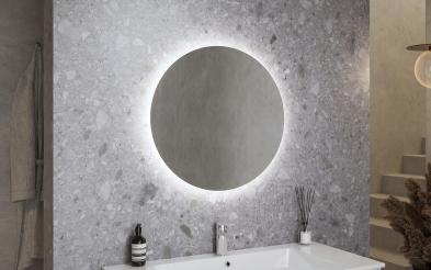 Καθρέφτης μπάνιου PVC  + LED Καθρέφτης μπάνιου PVC  + LED