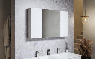 Ντουλάπι μπάνιου με καθρέφτη PVC Ντουλάπι μπάνιου με καθρέφτη PVC