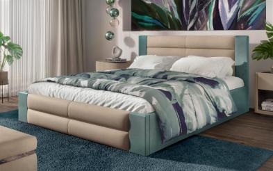 Κρεβάτι Novara velvet για στρώμα 160/200 Κρεβάτι  160/200