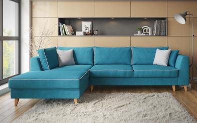 Γωνιακός καναπές - κρεβάτι Bolonia Γωνιακός καναπές - κρεβάτι