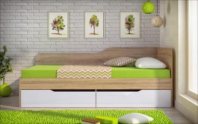 Κρεβάτι με συρτάρια Amiko Κρεβάτι με συρτάρια