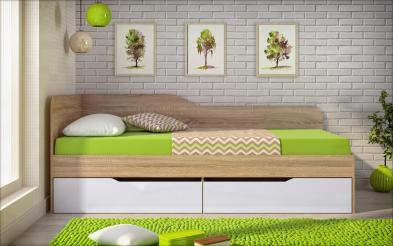 Κρεβάτι με συρτάρια Amiko δεξί Κρεβάτι με συρτάρια