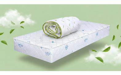 Σετ στρώμα 144/190 + πάπλωμα 200/220 Body balance + Green Tea Σετ στρώμα 144/190 + πάπλωμα 200/220