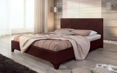 Δερμάτινο κρεβάτι Betina 2 για στρώμα διπλής όψεως 160/200 Δερμάτινο κρεβάτι  160/200