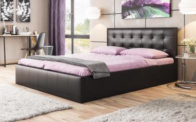 Δερμάτινο κρεβάτι Destiva + στρώμα Δερμάτινο κρεβάτι + στρώμα 160/200