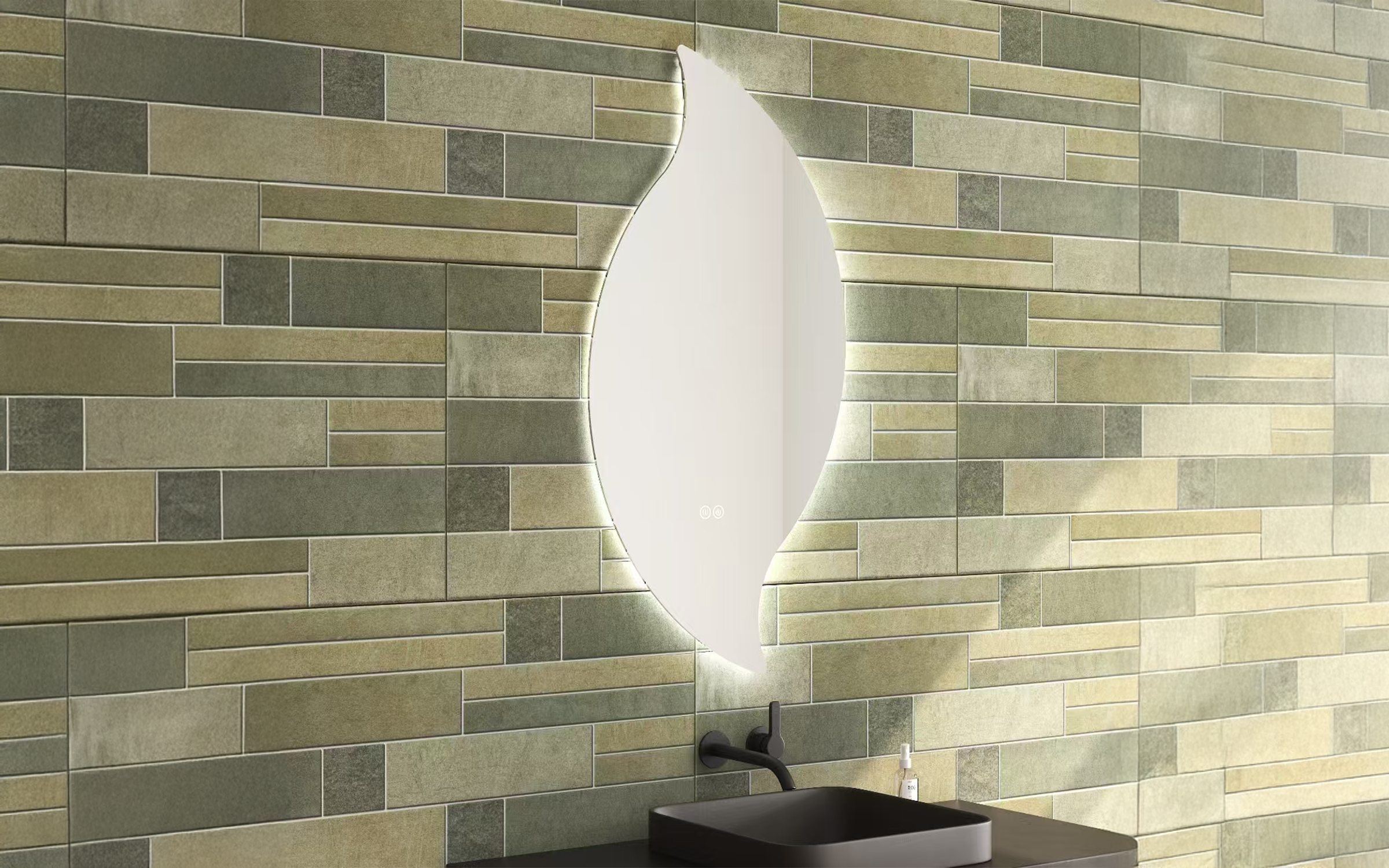 1953 Καθρέφτης  μπάνιου με LED, 50/100 cm  2
