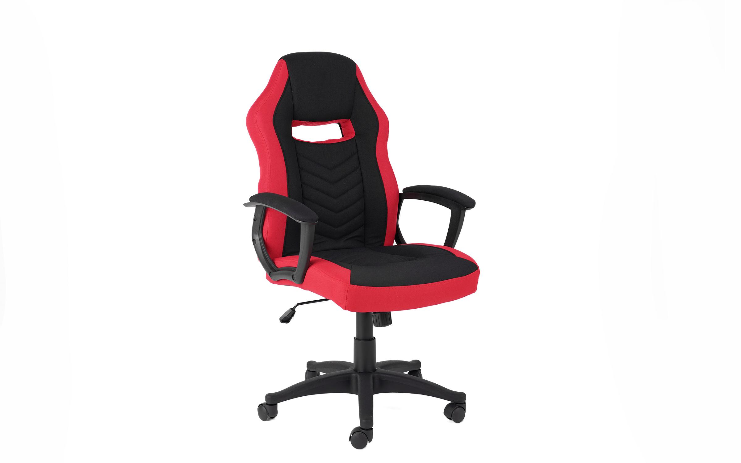Καρέκλα Gamers Visman, κόκκινο + μαύρο  1