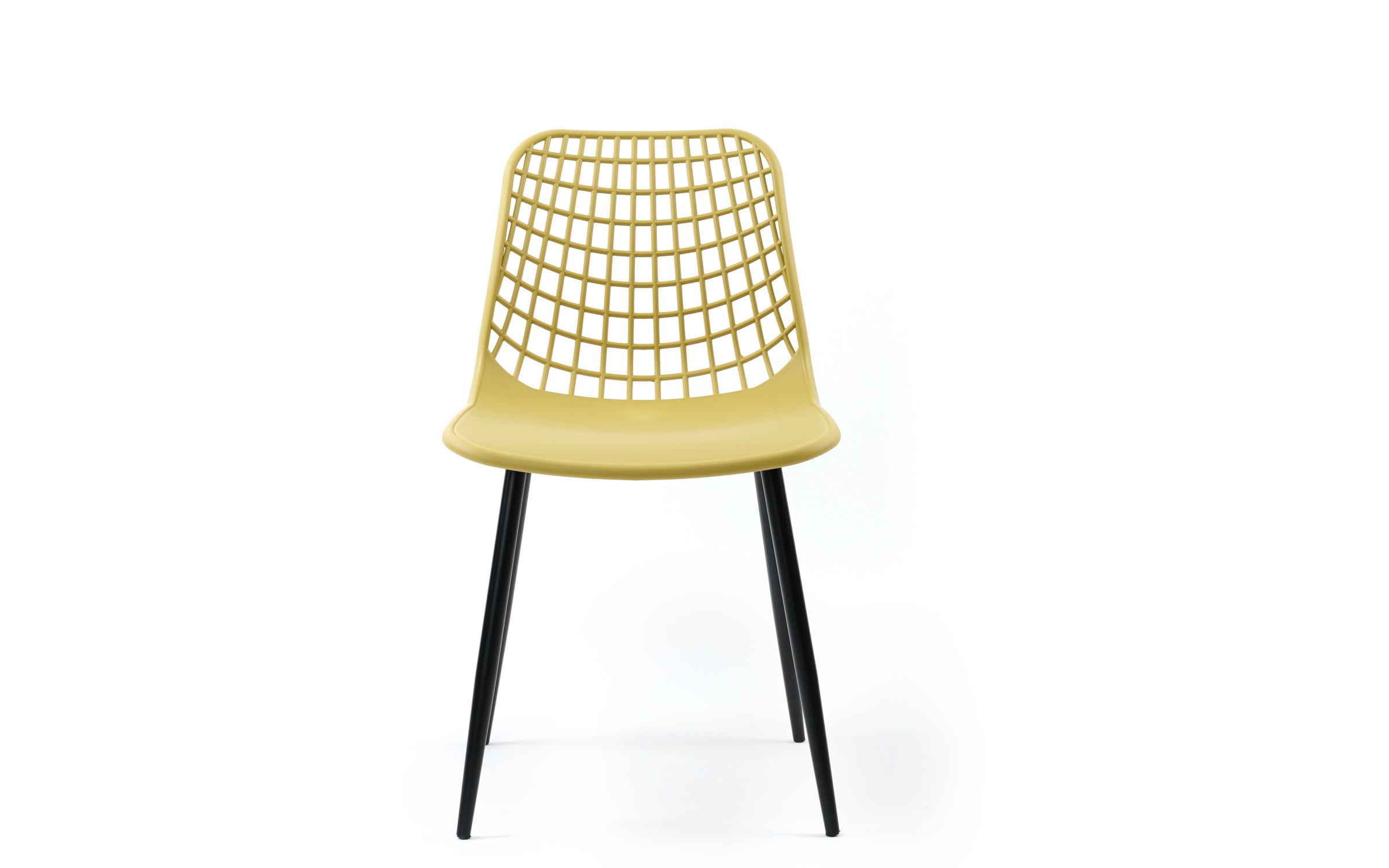 Καρέκλα Nisen, κίτρινο  1