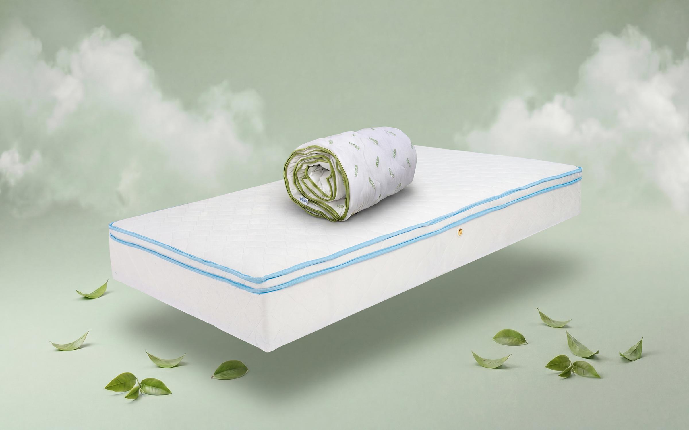 Σετ στρώμα 160/200 + πάπλωμα 200/220 Leo Pocket memory + Green Tea,   1