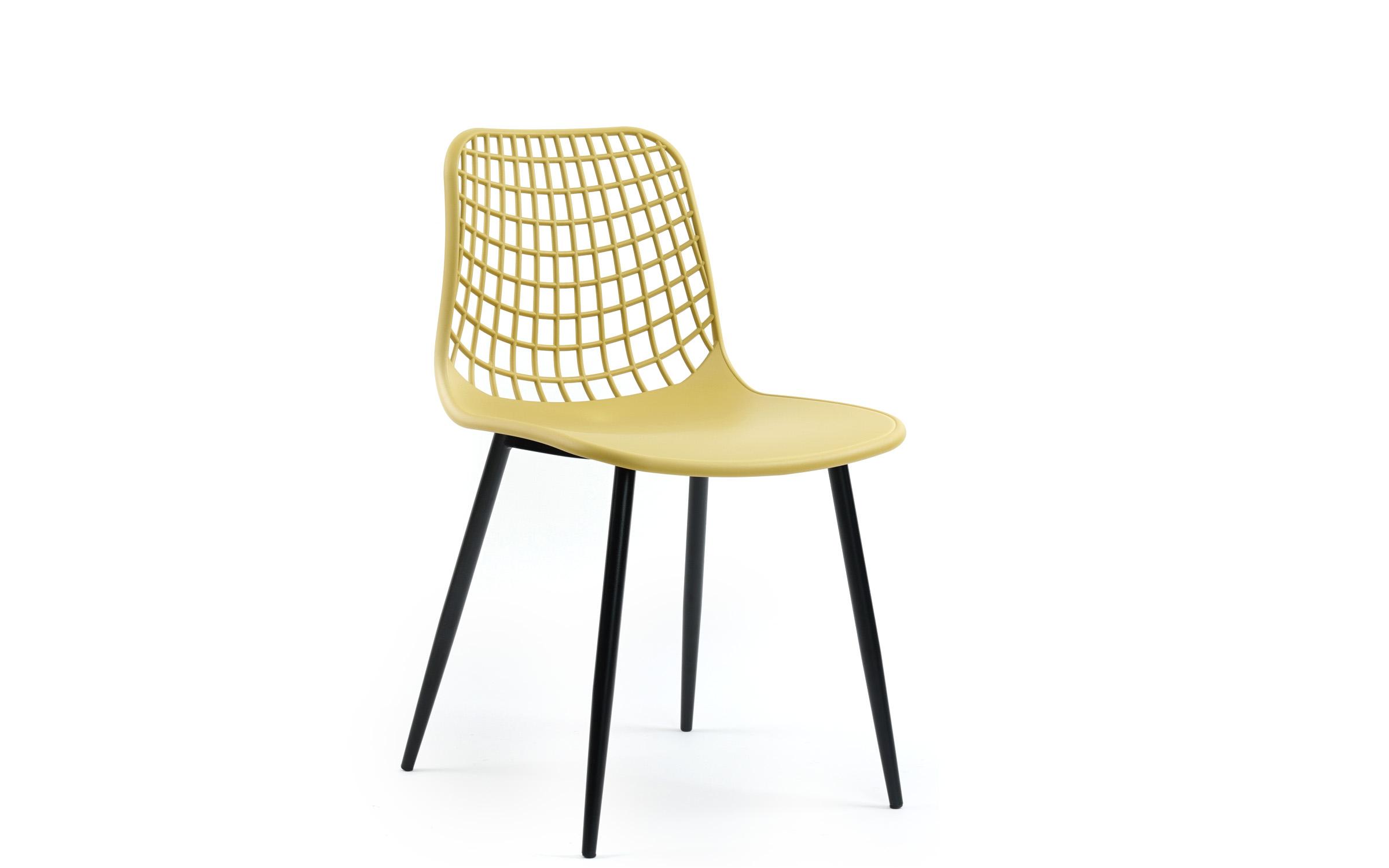 Καρέκλα Nisen, κίτρινο  2