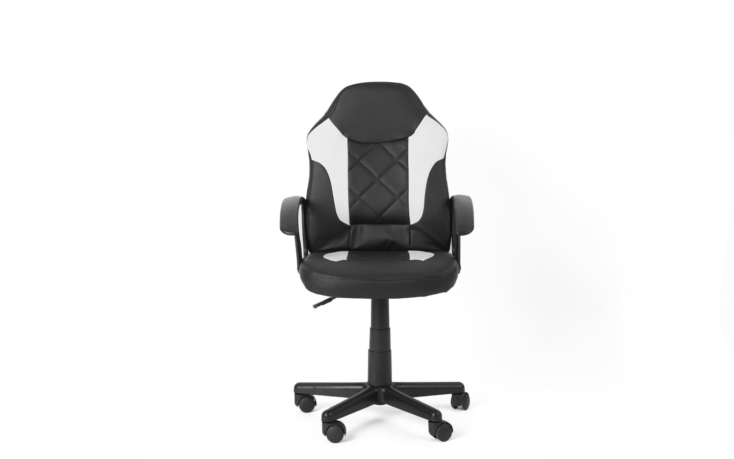 Παιδική καρέκλα γραφείου Olean, λευκό + μαύρο  3