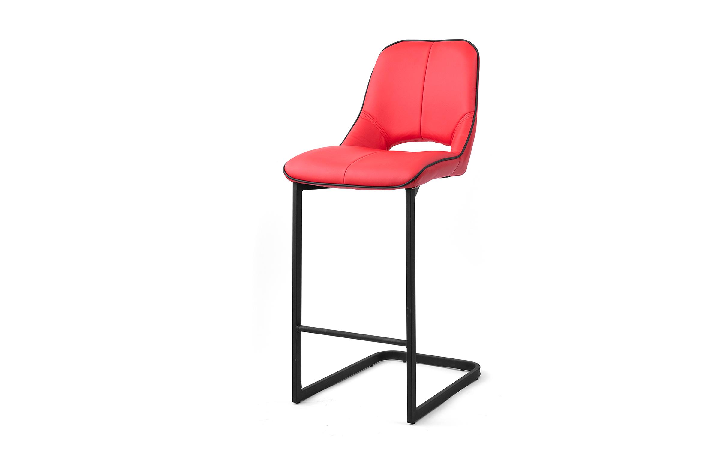 Καρέκλα μπαρ Holis, κόκκινο  1