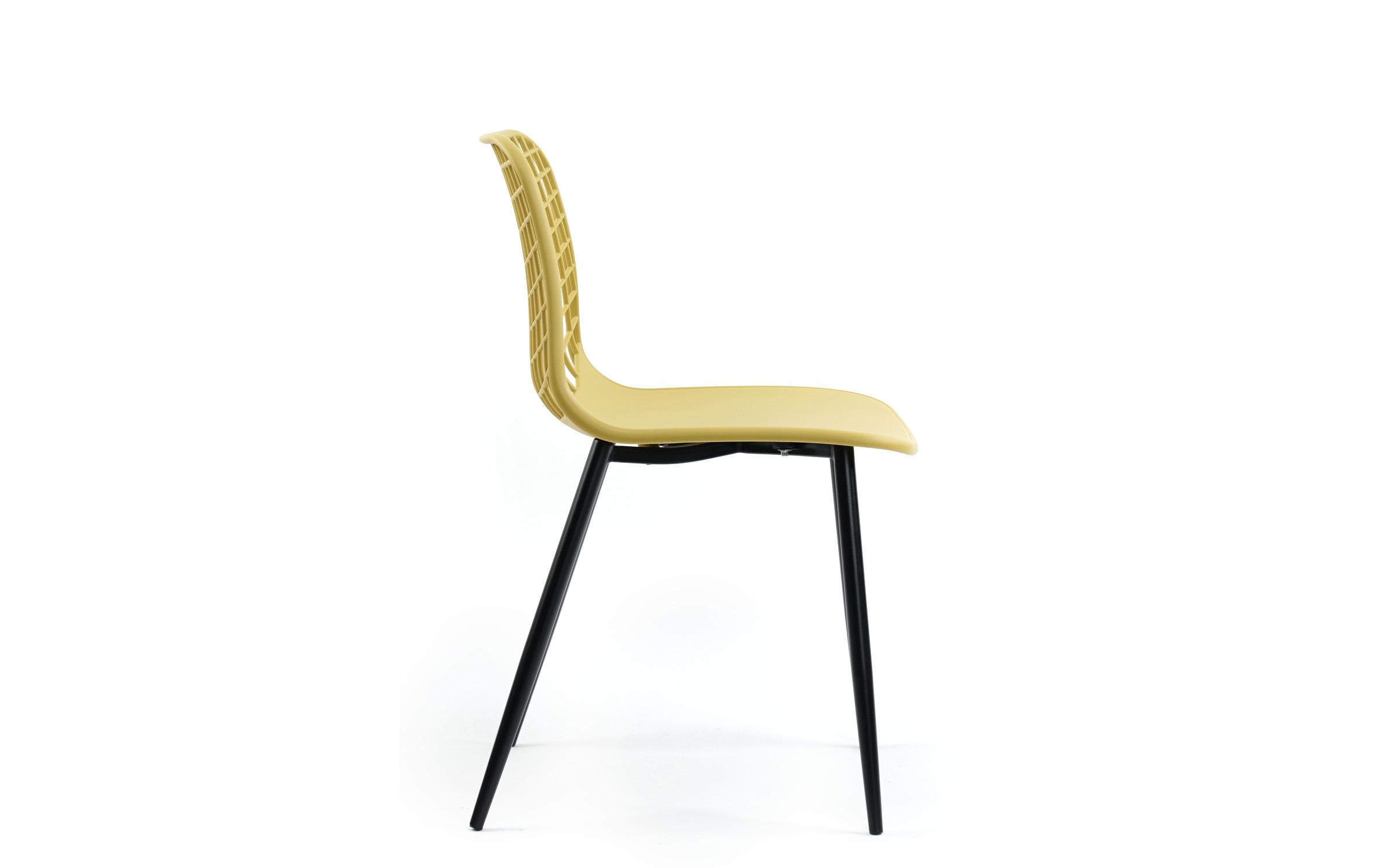 Καρέκλα Nisen, κίτρινο  3