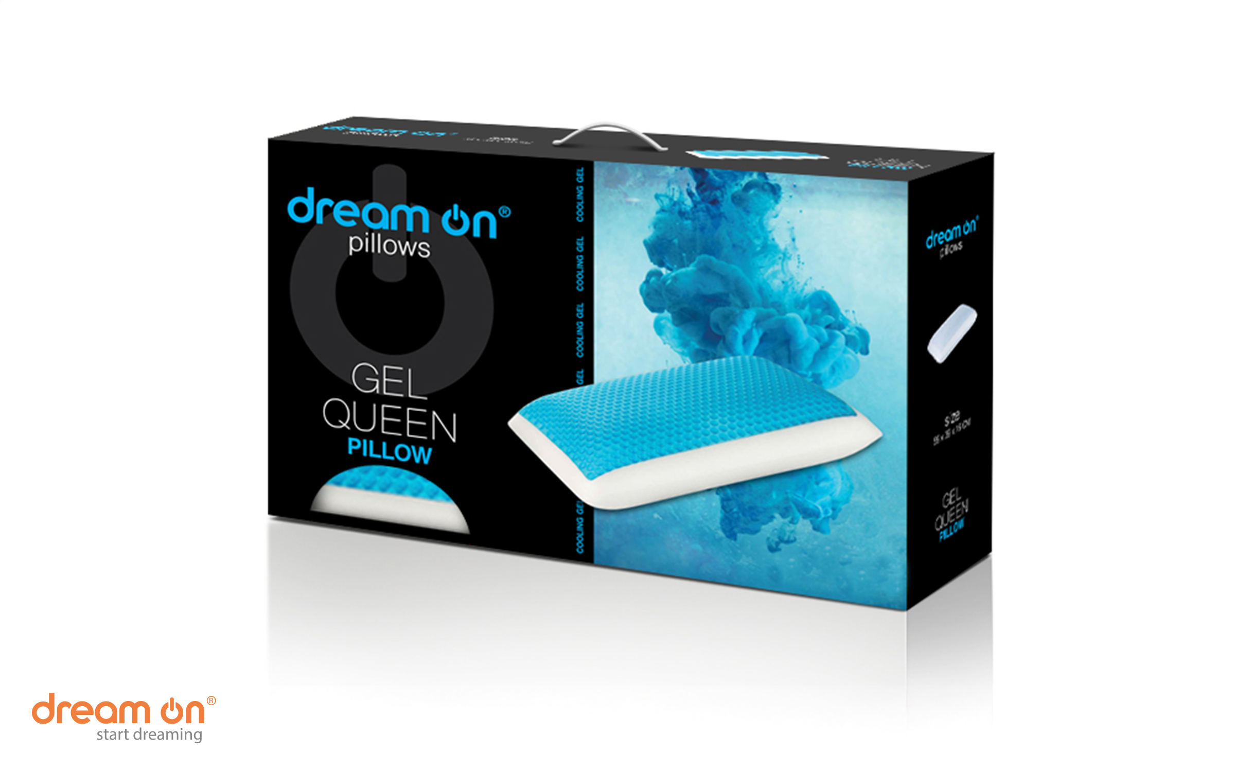 Σετ 2 μαξιλάρια 59/39 Gel Queen, λευκό  6