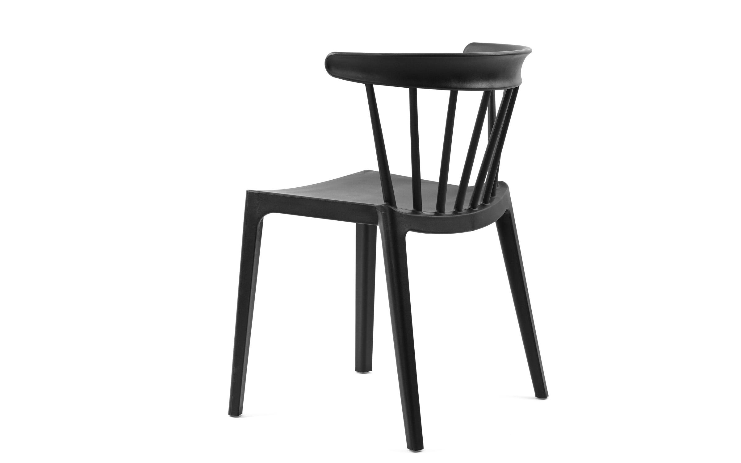 Καρέκλα Daki, μαύρο  4