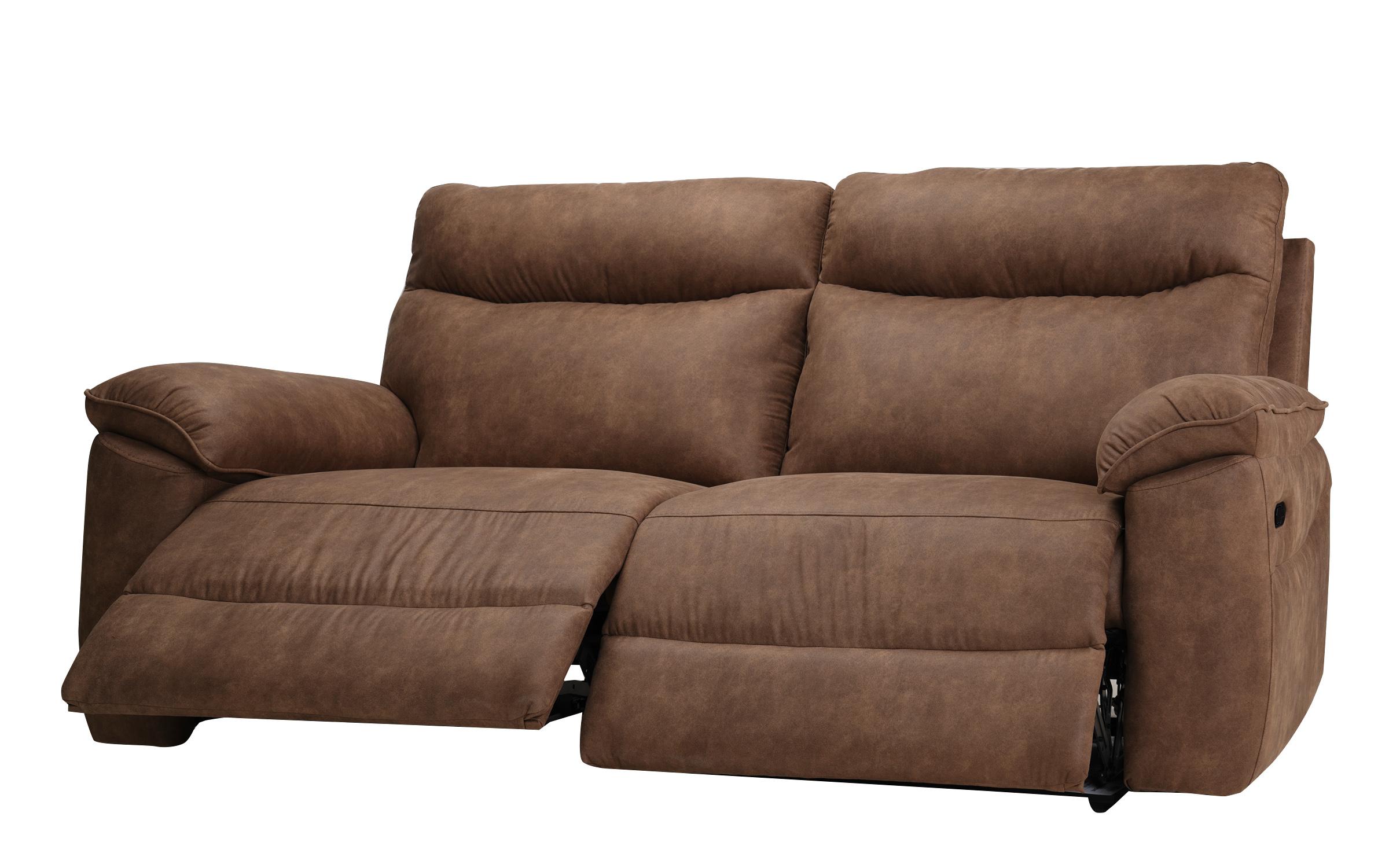 Καναπές με ανάκληση Adesto, τριθέσιος /με χειροκίνητο μηχανισμό/, καφέ  4