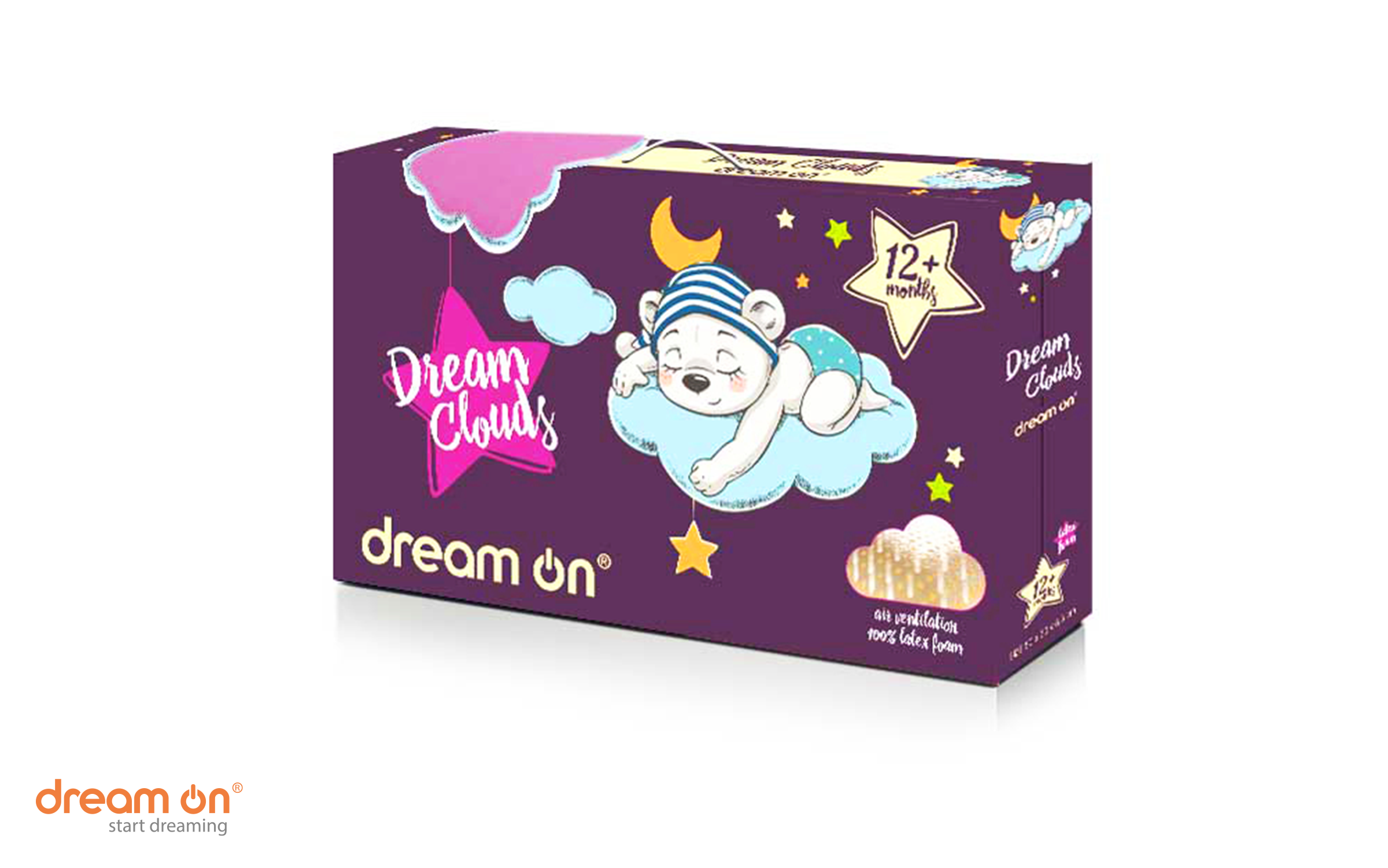 Μαξιλάρι 50/30 Dream Clouds, εκρού  3