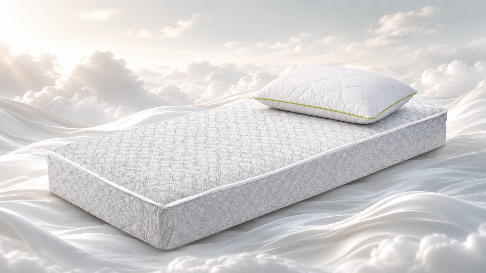 Σετ στρώμα 90/200 + μαξιλάρι Primo + Aloe Dream,   1
