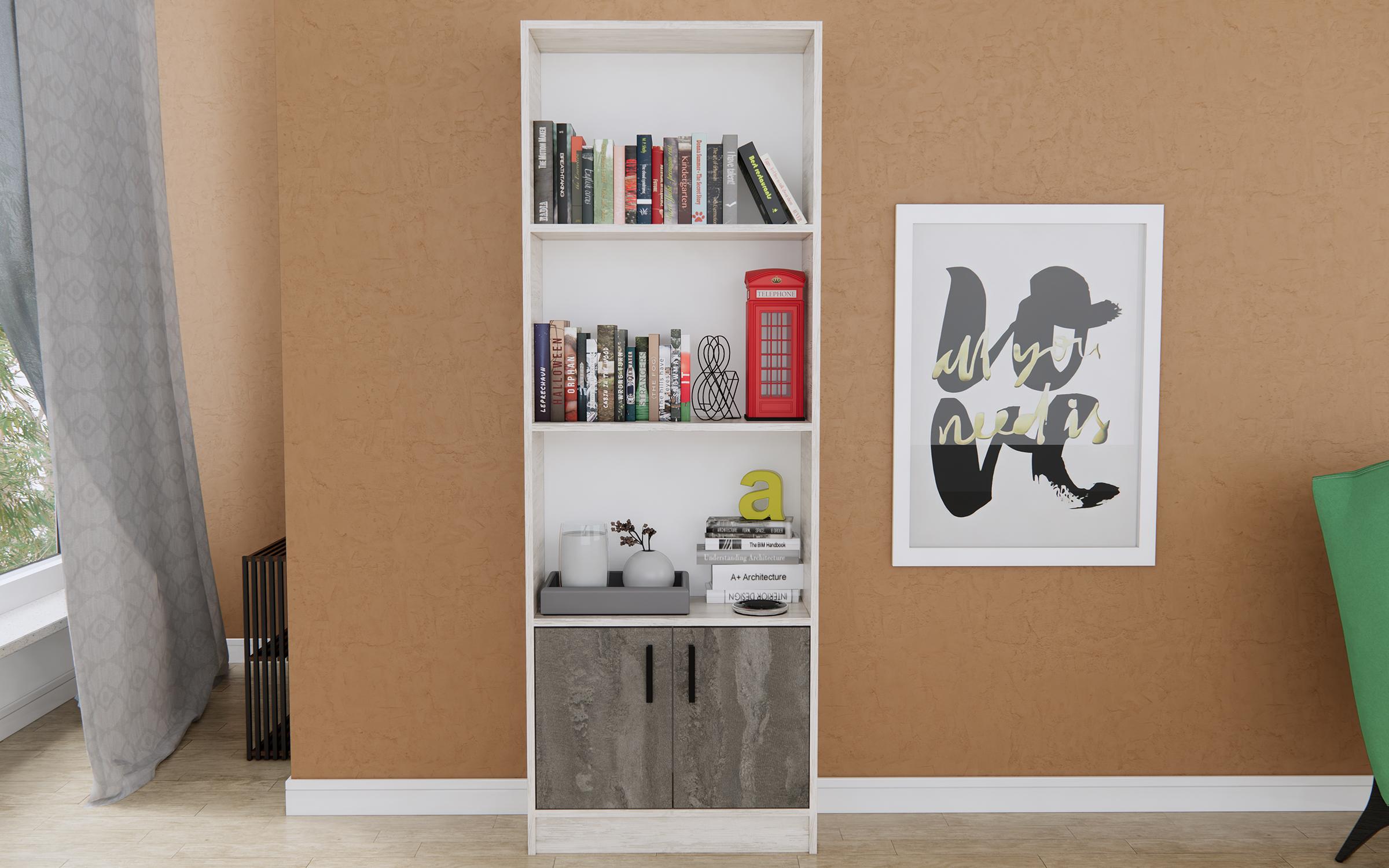 Εταζέρα Fedra, ανοιχτόχρωμο artwood + beton  2