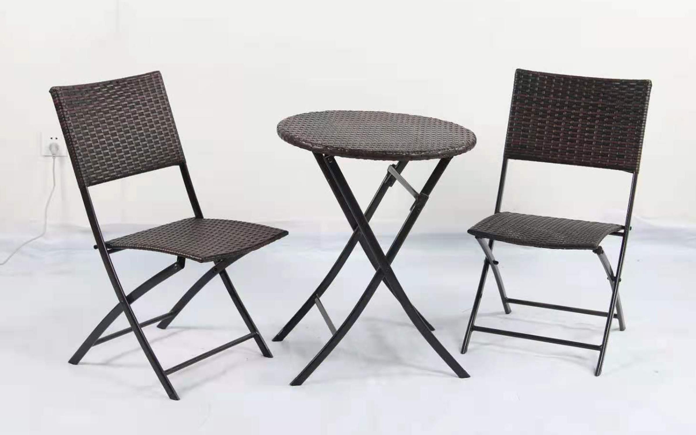 Σετ τραπέζι + καρέκλες Regas, καφέ  1