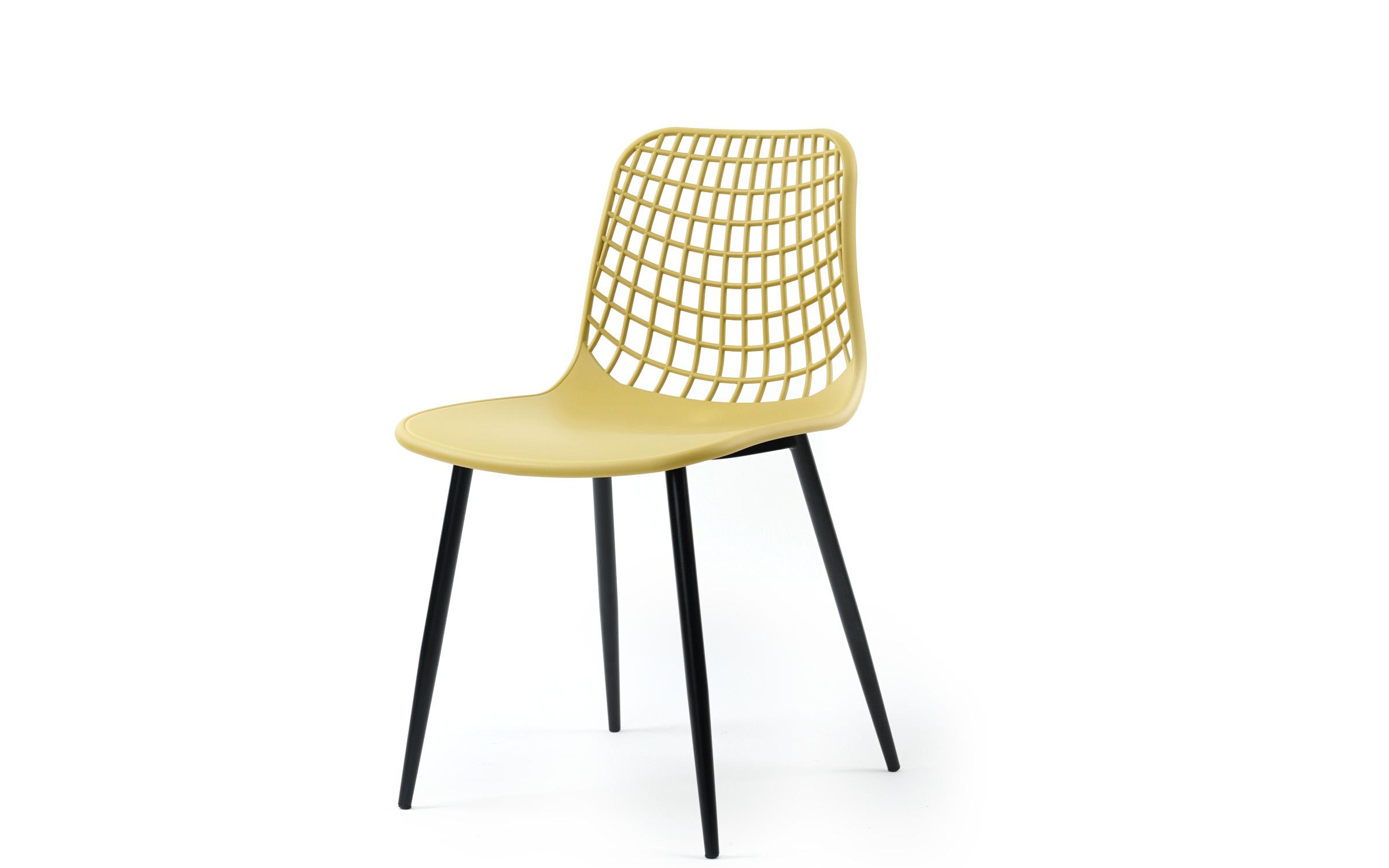 Καρέκλα Nisen, κίτρινο  6