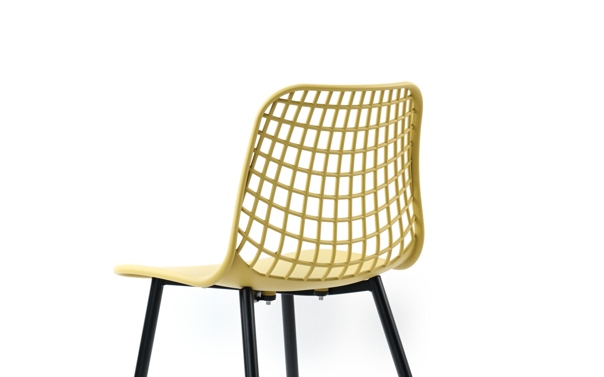 Καρέκλα Nisen, κίτρινο  7