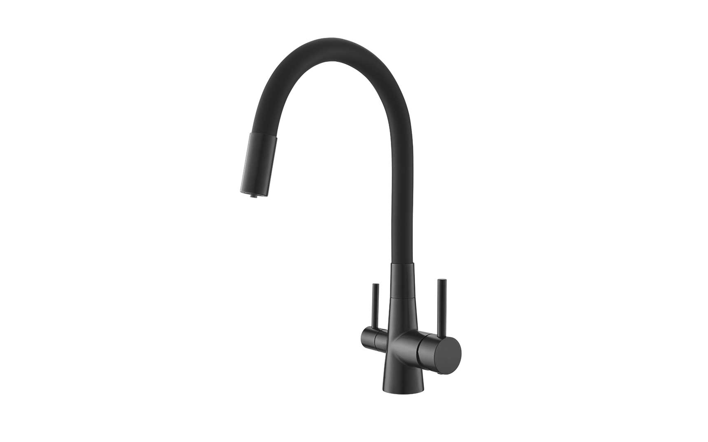 Βρύση κουζίνας για πόσιμο νερό ICF7107801B, μαύρο ματ  1