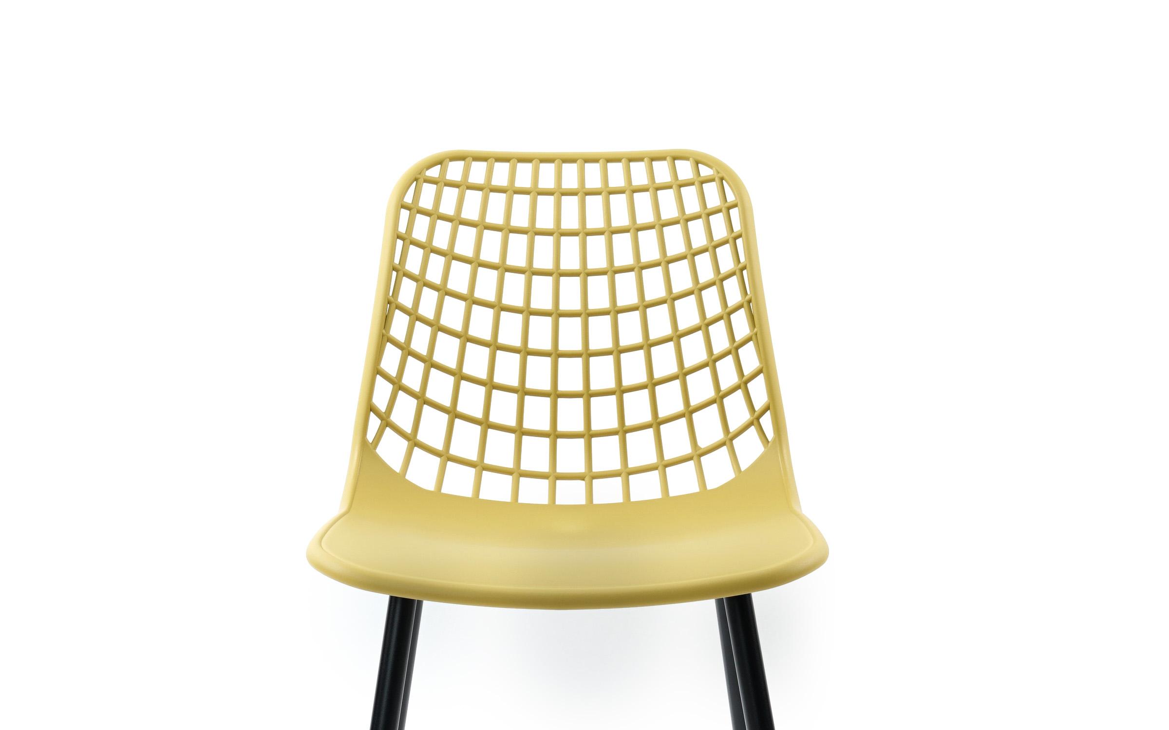 Καρέκλα Nisen, κίτρινο  8