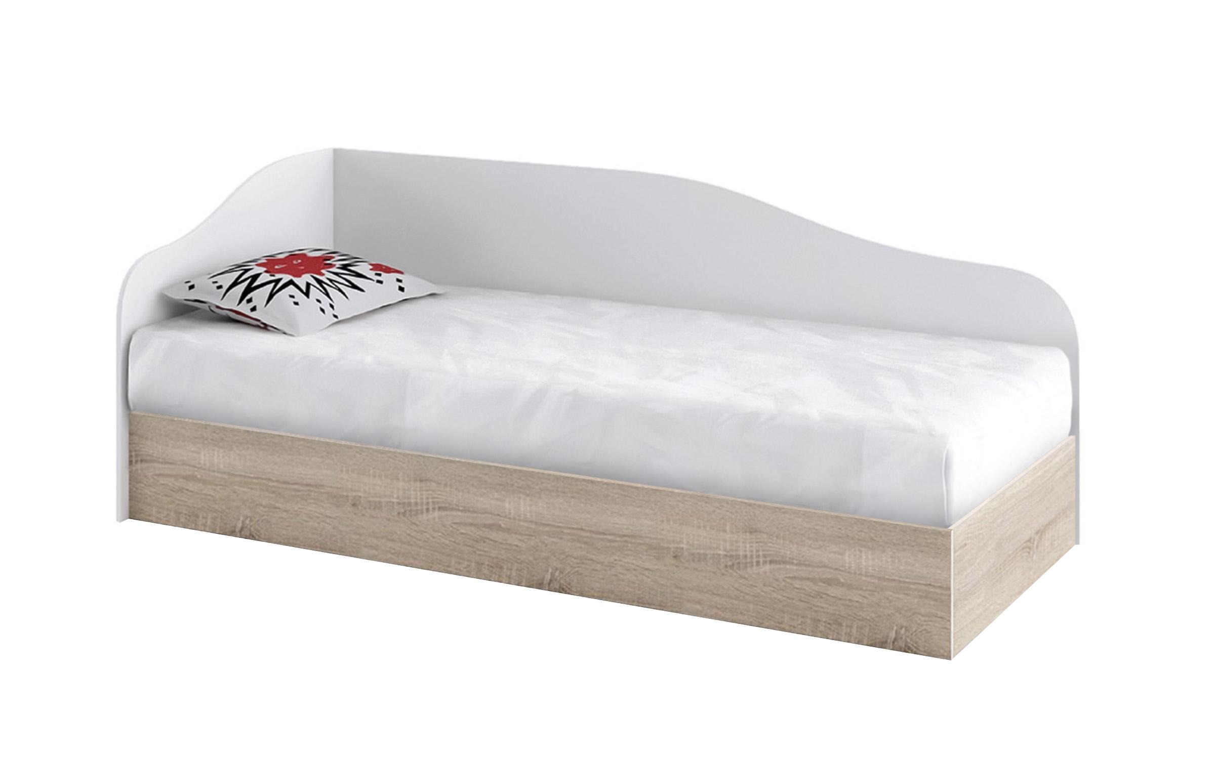 Κρεβάτι Alaska M002, δρυς sonoma + λευκό  1