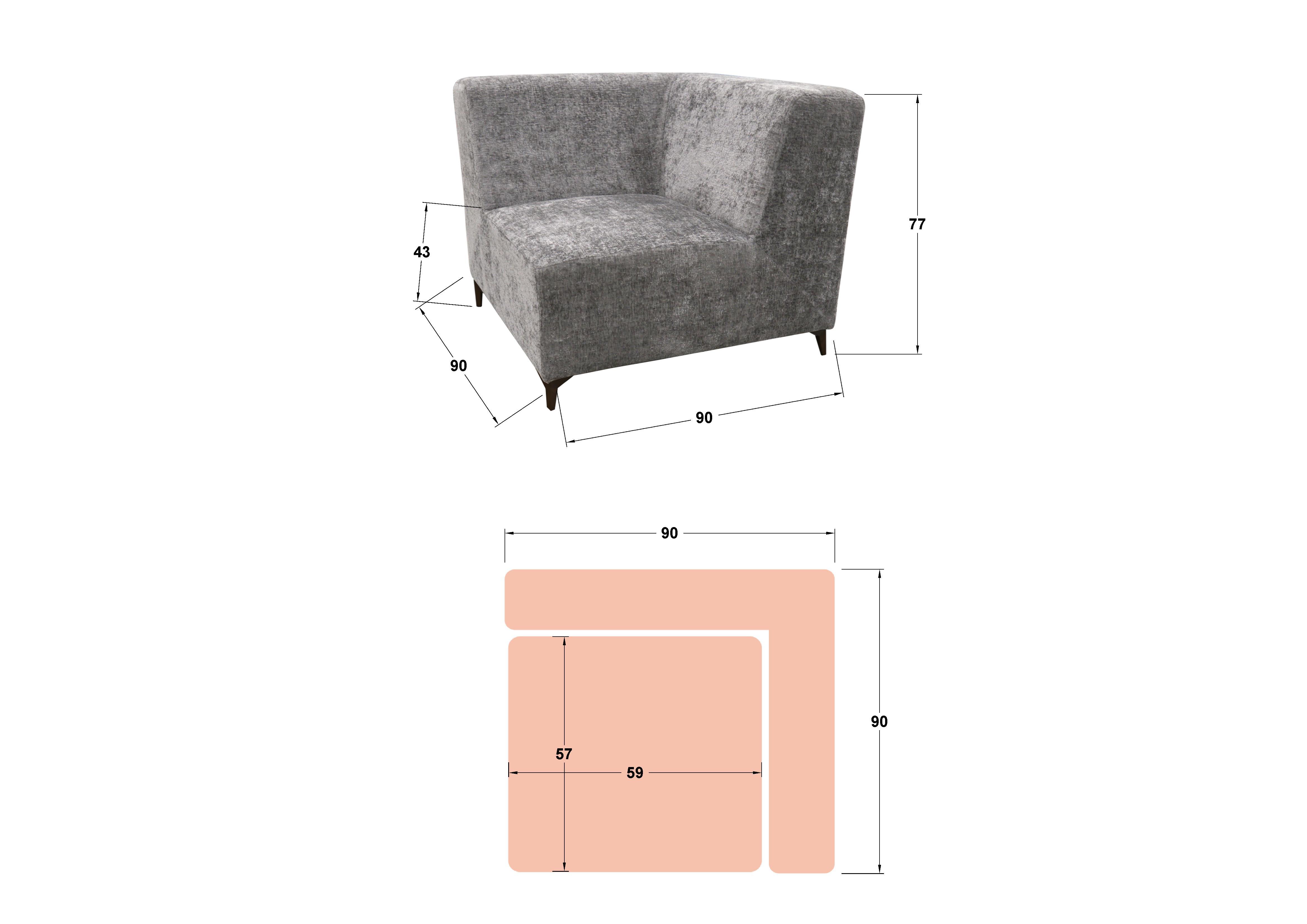 Πολυθρόνα Aruba, τυρκουάζ  2