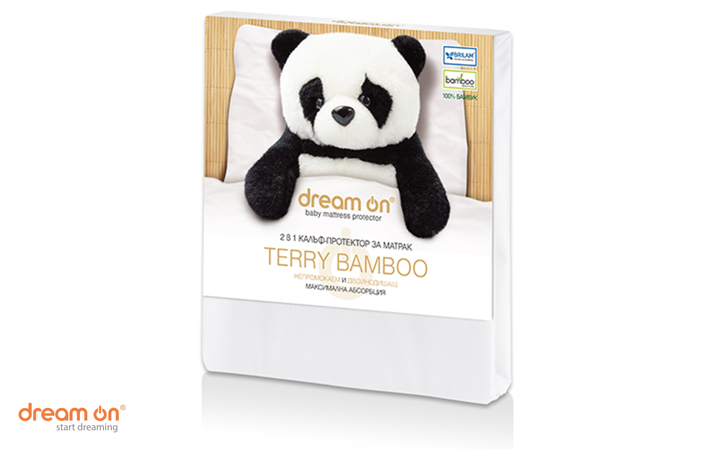 Προστατευτικό 60/120 Terry Bamboo, λευκό  2