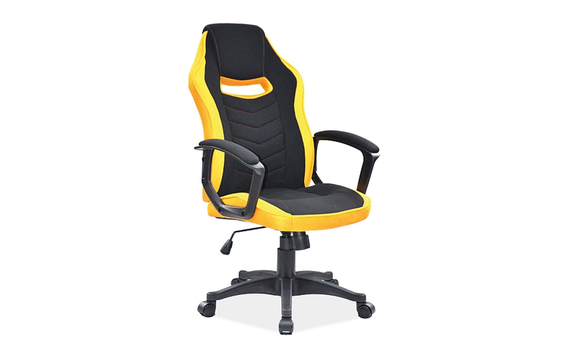 Καρέκλα Gamers Kamaro, μαύρο + κίτρινο  1
