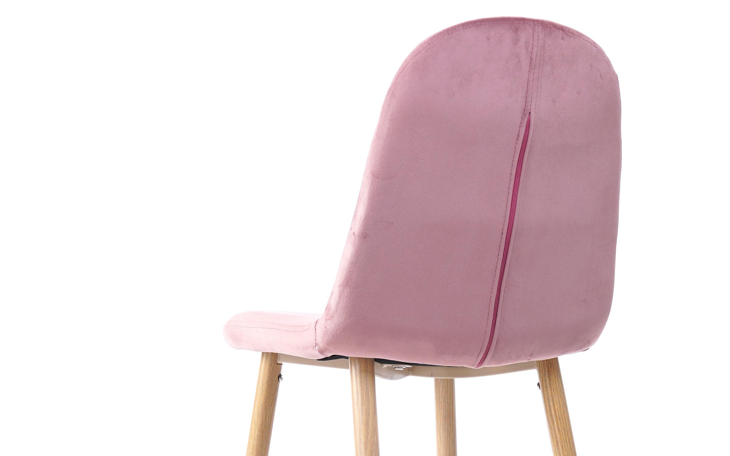 Καρέκλα μπαρ Divel, ροζ  6