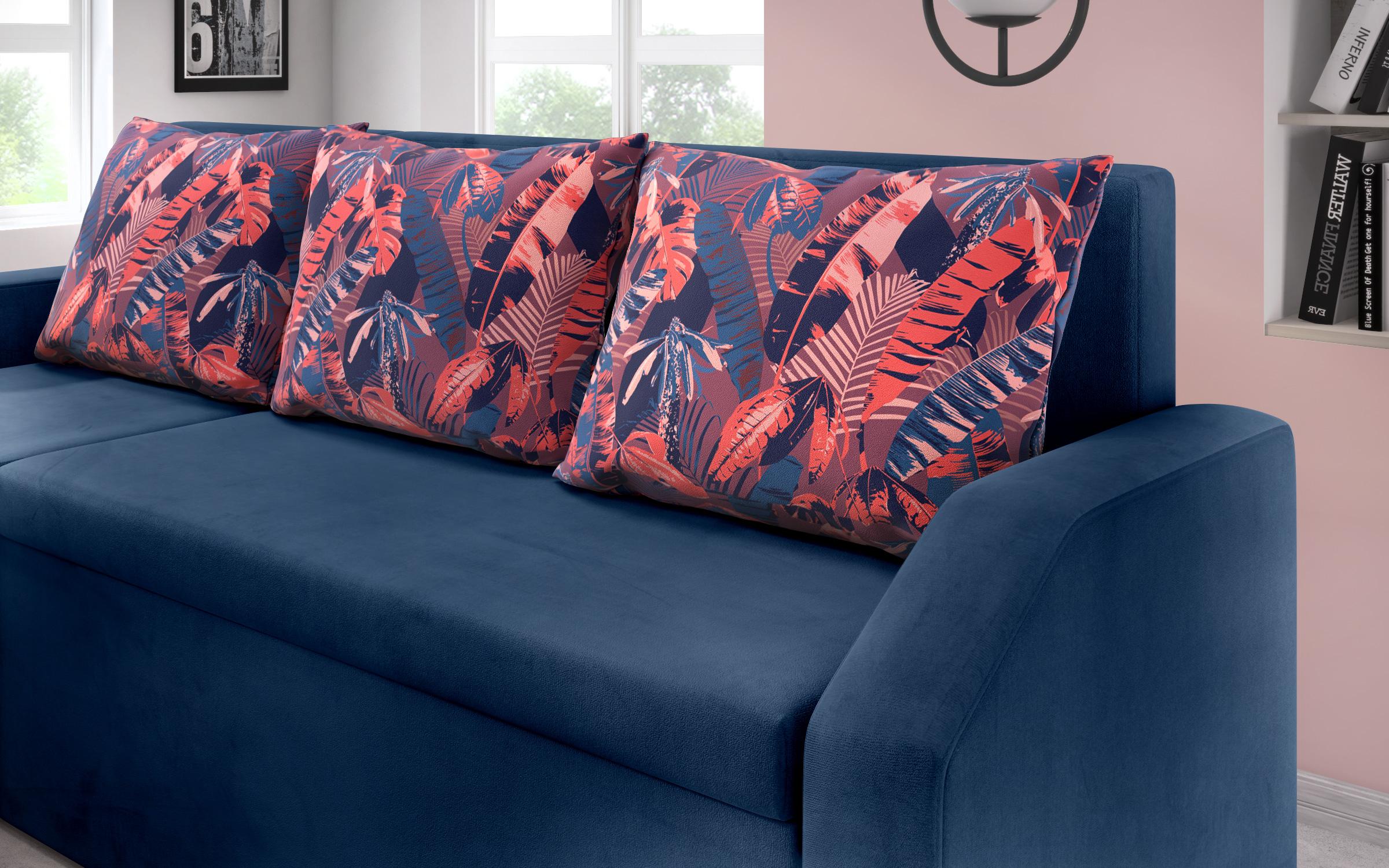 Γωνιακός καναπές κουζίνας Adison S, μπλε  6