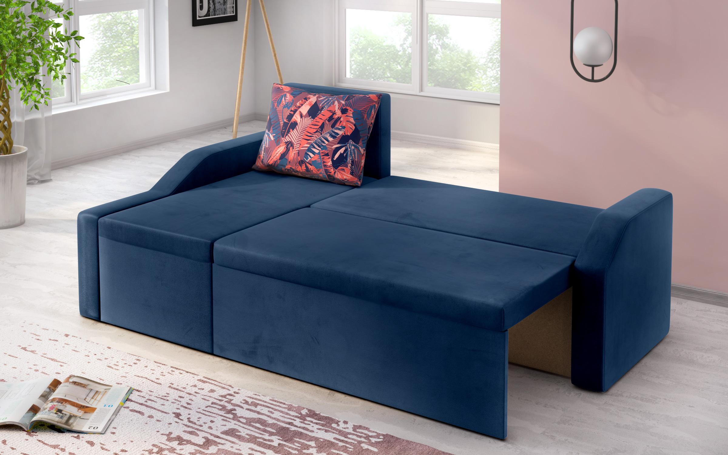 Γωνιακός καναπές κουζίνας Adison S, μπλε  7