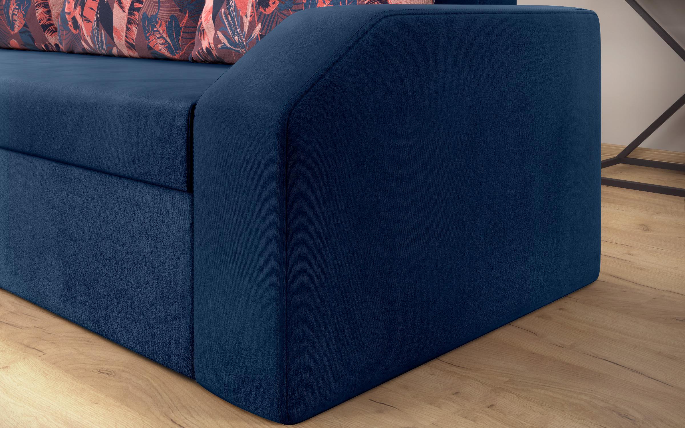 Καναπές - κρεβάτι Adison XS, μπλε  4