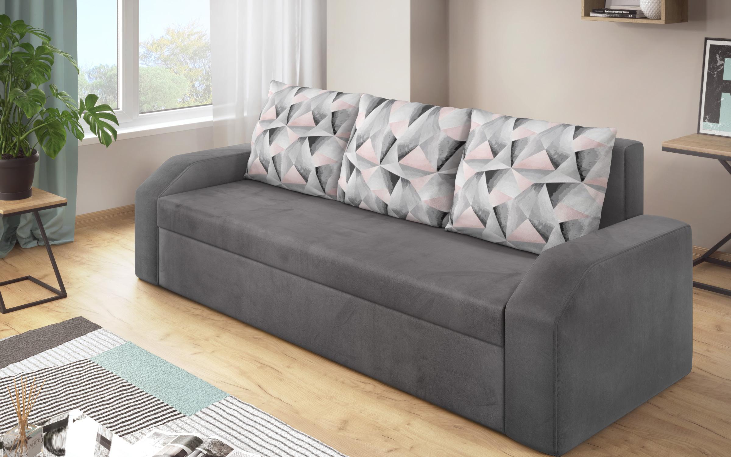 Καναπές - κρεβάτι  Adison XS, γκρί  3