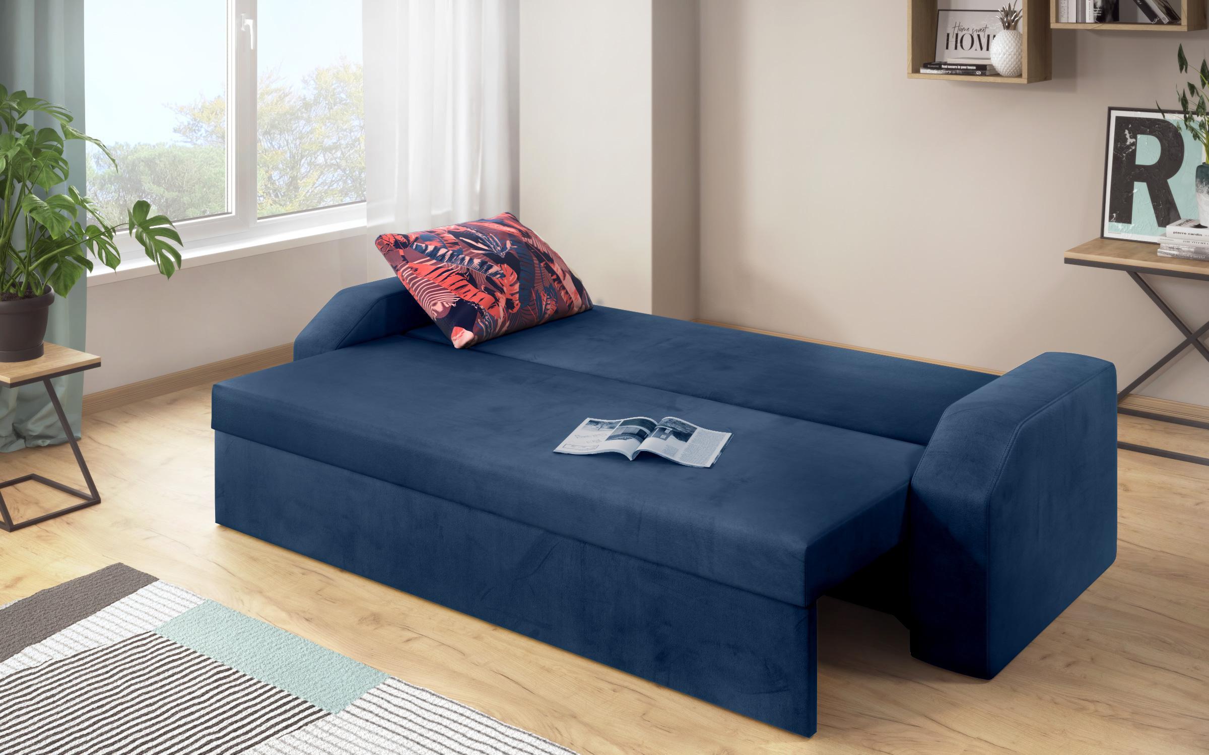 Καναπές - κρεβάτι Adison XS, μπλε  6
