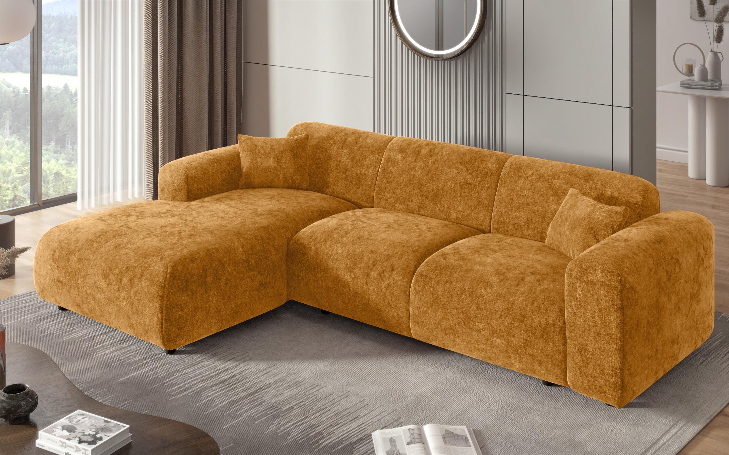 Γωνιακός καναπές Alegro, κίτρινο  5