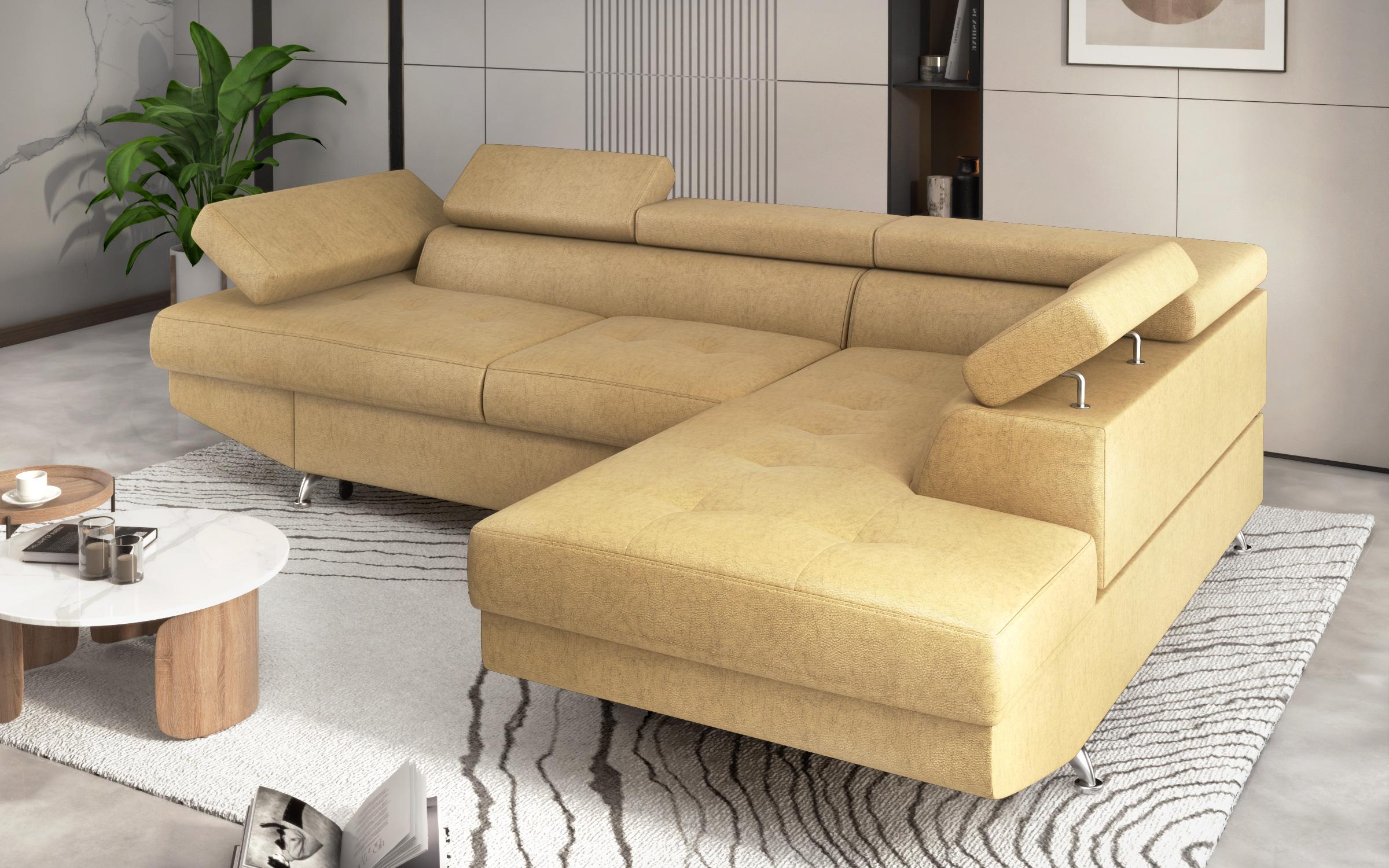 Γωνιακός καναπές Bark M, Barington Yellow  3
