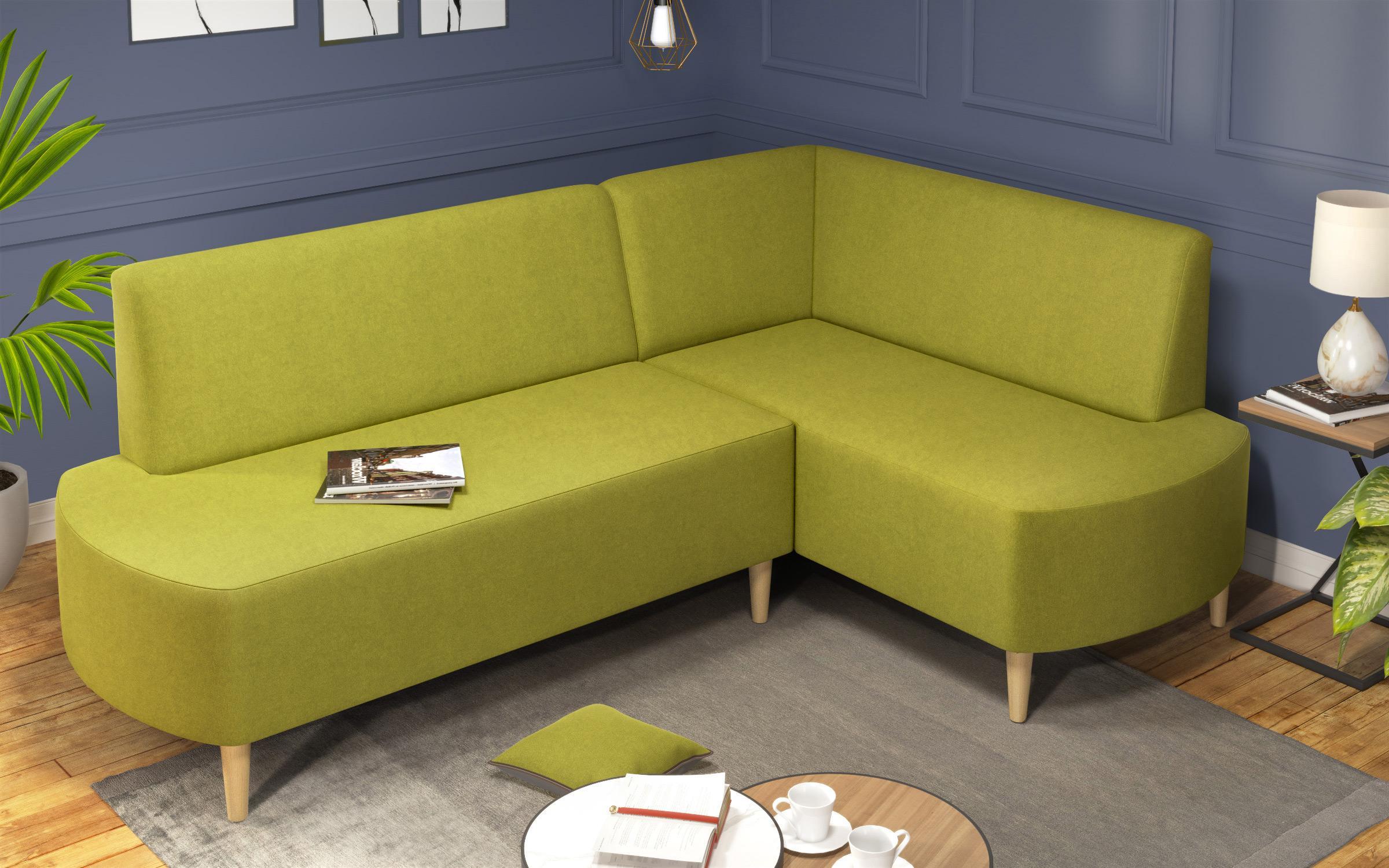 Γωνιακός καναπές  Bern, πράσινο  4