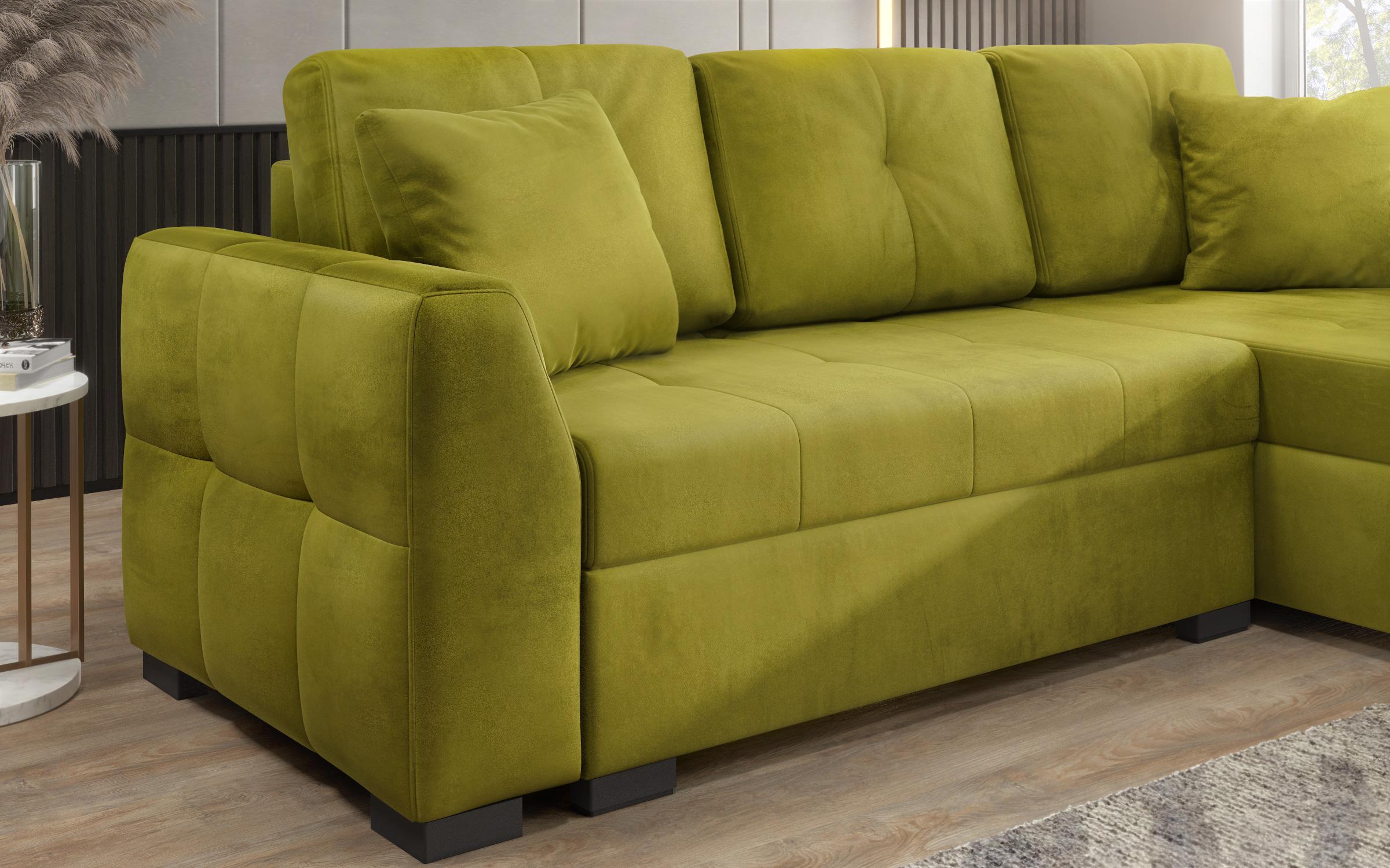 Γωνιακός καναπές Kuba, πράσινο  5