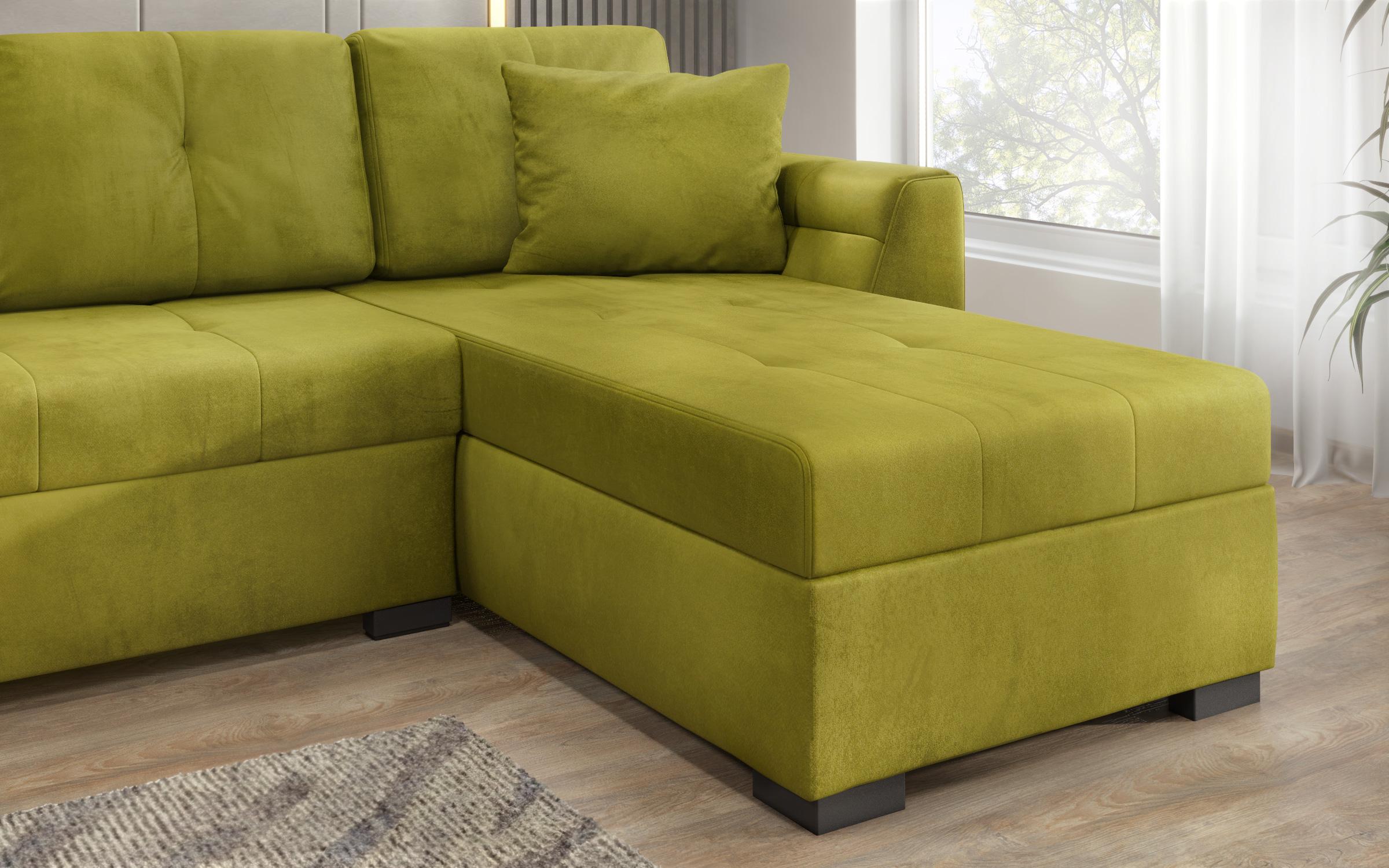 Γωνιακός καναπές Kuba, πράσινο  4