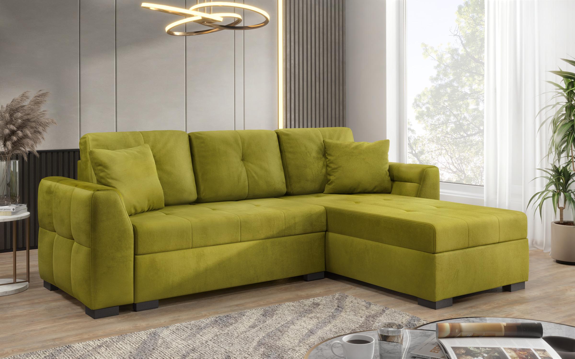 Γωνιακός καναπές Kuba, πράσινο  6