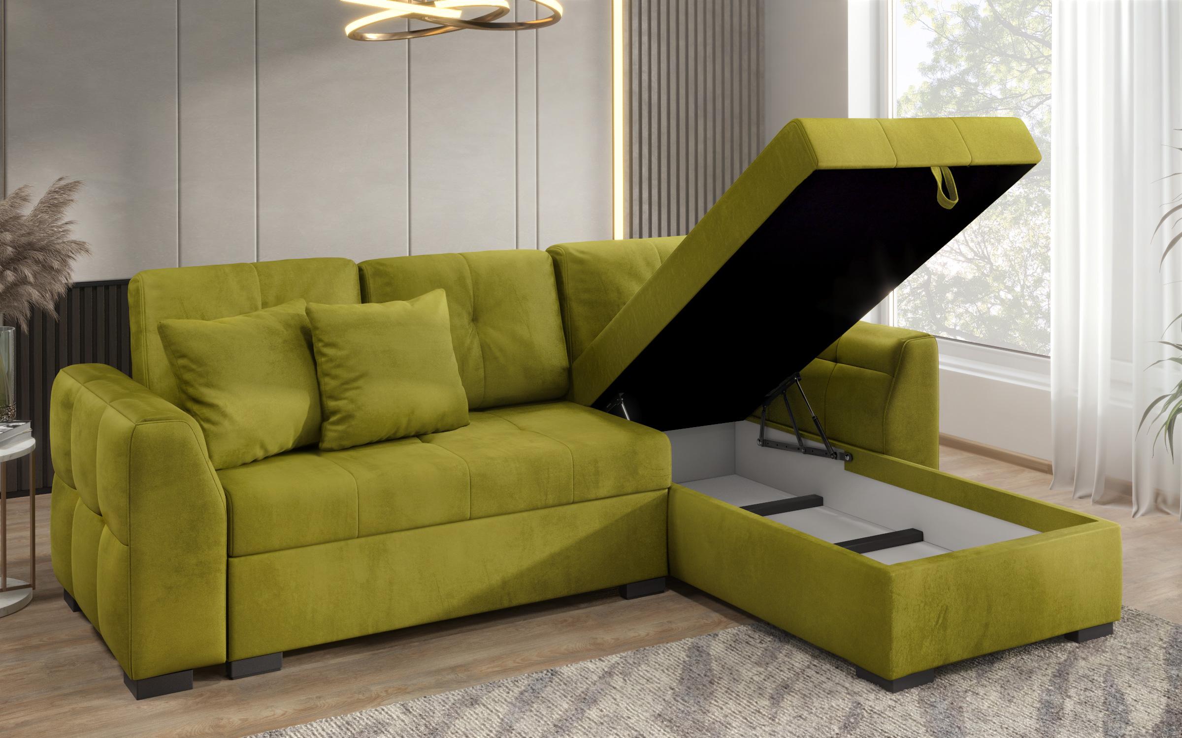 Γωνιακός καναπές Kuba, πράσινο  10