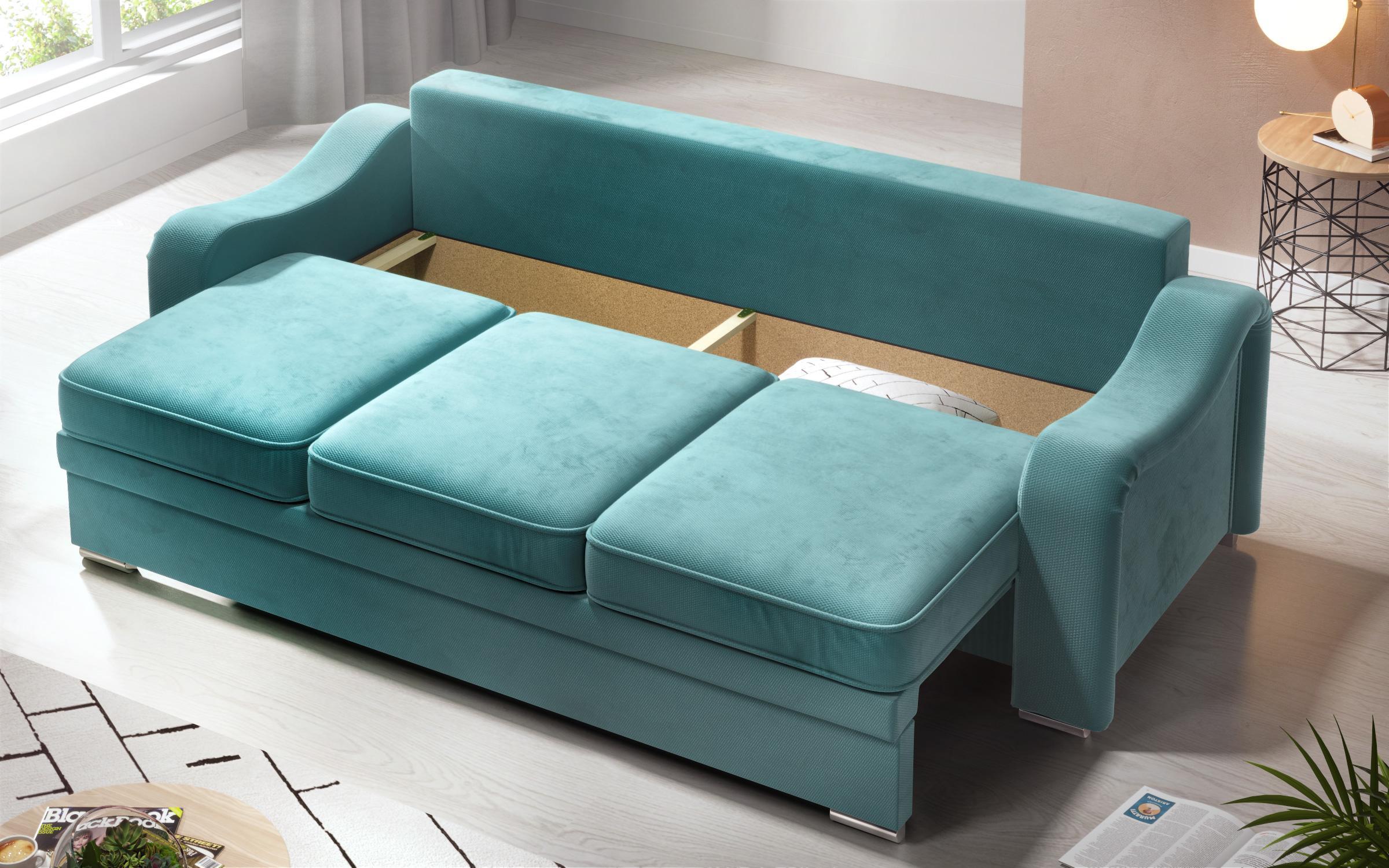 Kαναπές – κρεβάτι Noris, πράσινο  2