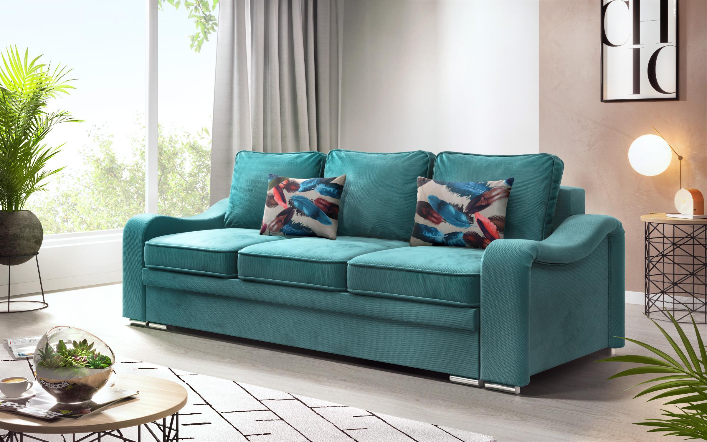 Kαναπές – κρεβάτι Noris, πράσινο  1